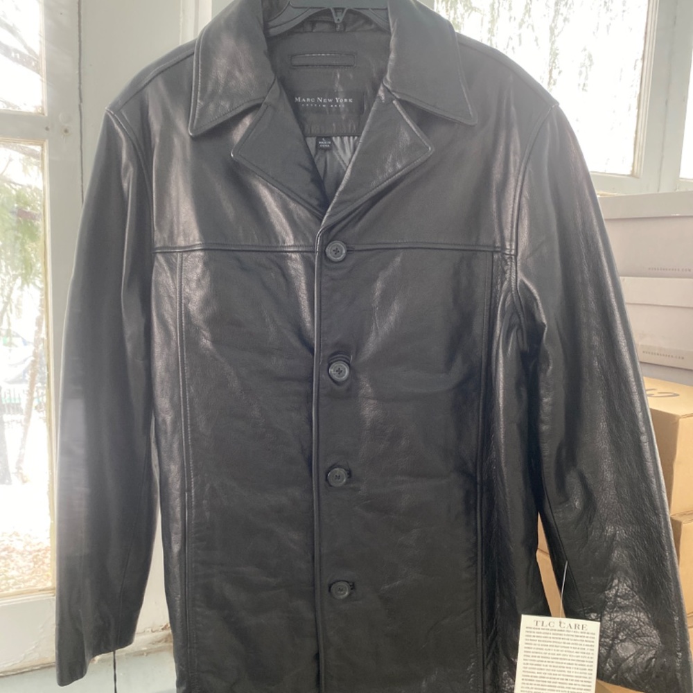 COPY - Marc ny Andrew Marc leather men coat